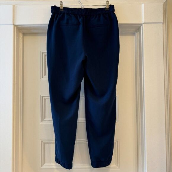 J.Crew Turner High Rise Pull-On Navy Blue Jogger Slacks Pants - Picture 3 of 9